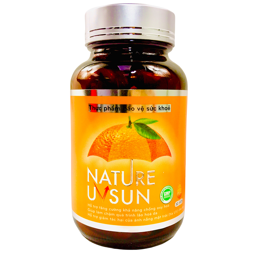 Combo Set 2 Hộp Viên Uống Nature UVSUN (30 Viên/Hộp) - Giúp Chống Oxy Hóa - Bảo vệ da khỏi tia UV